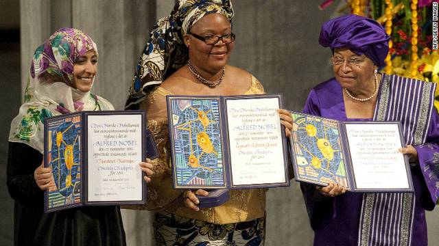 قائمة النساء الحائزات على جائزة نوبل - يعنى 